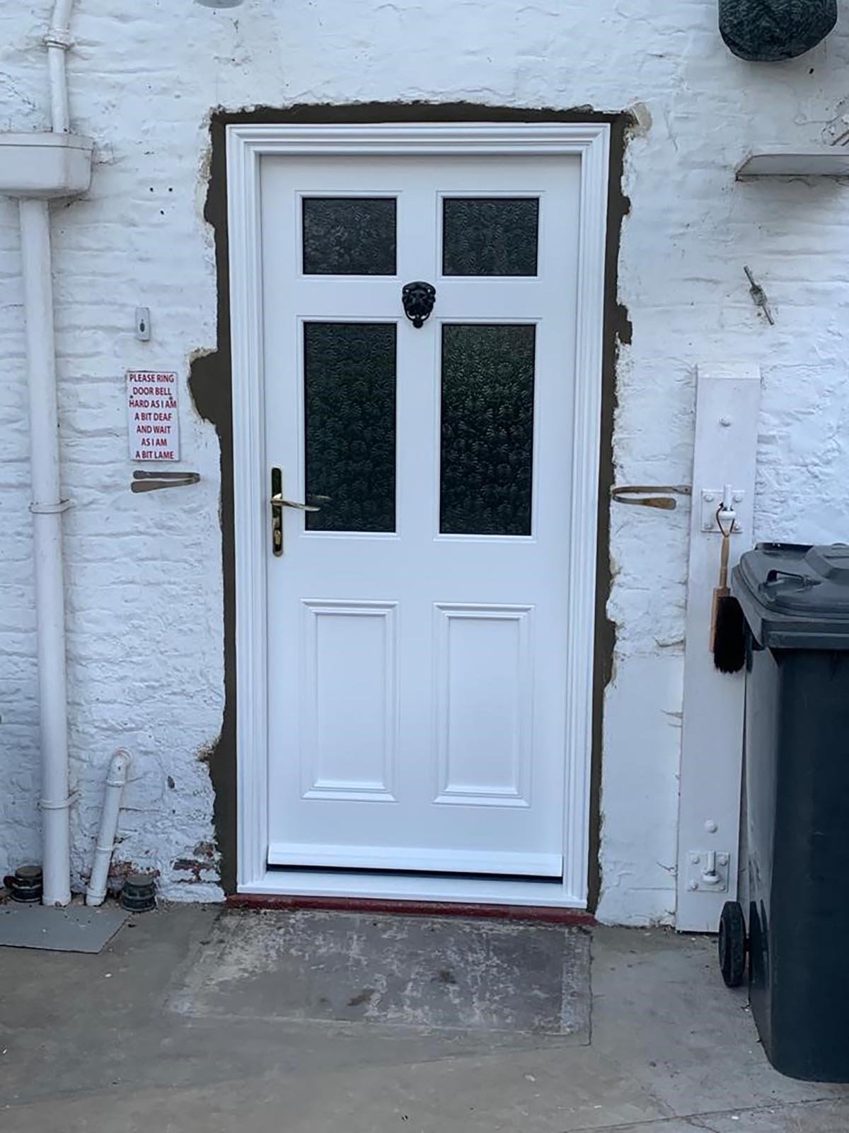 Front Door with Boarding