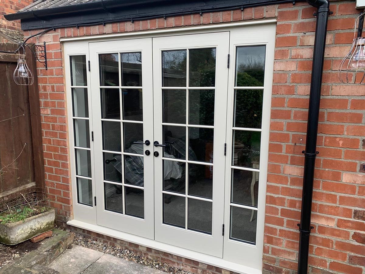 French Doors with Bars - Open out-1