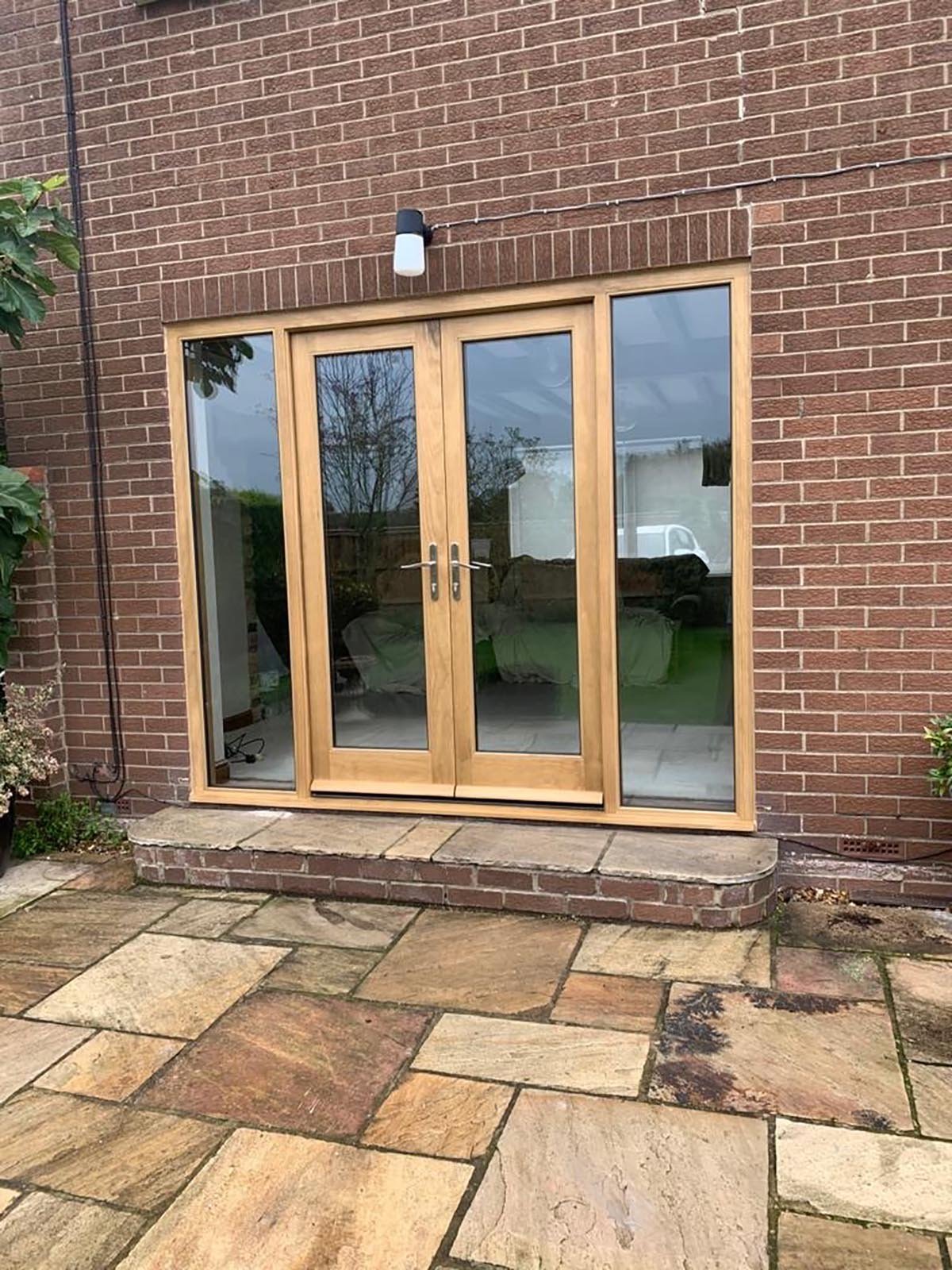 Stained French Doors 2
