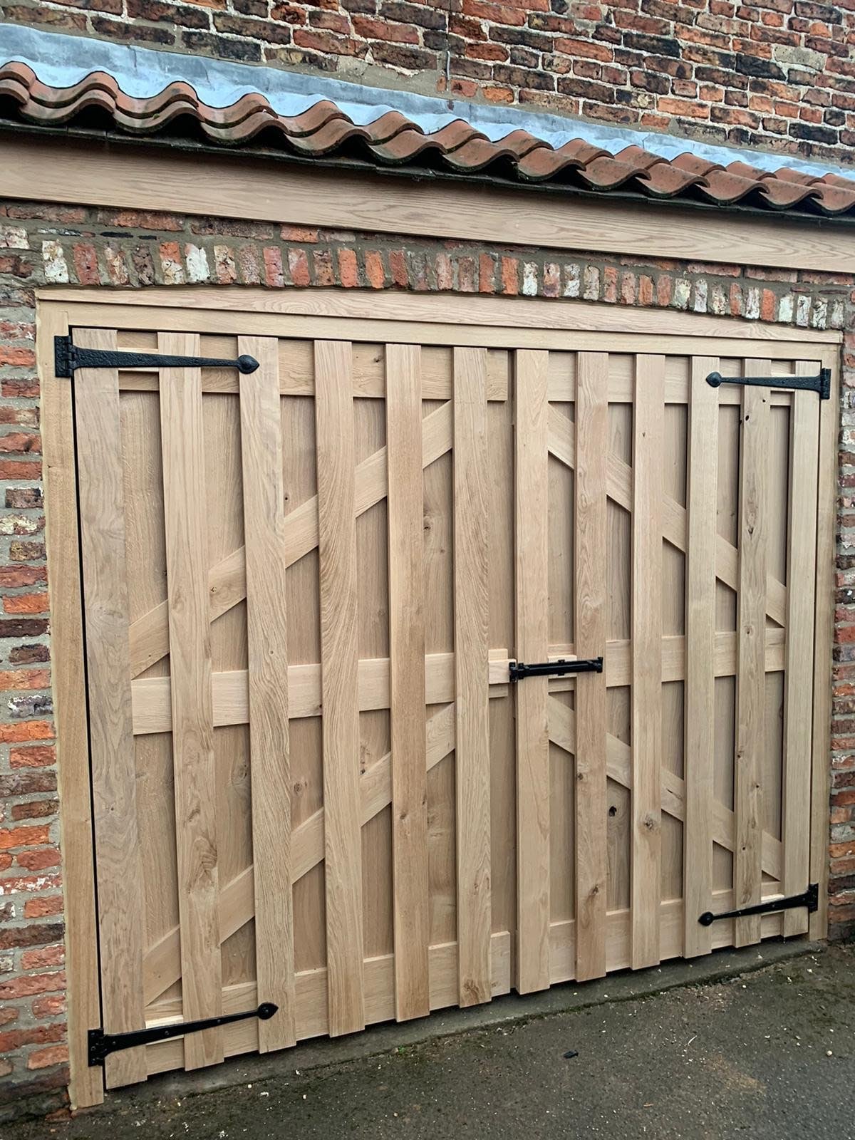 Oak - Garage doors