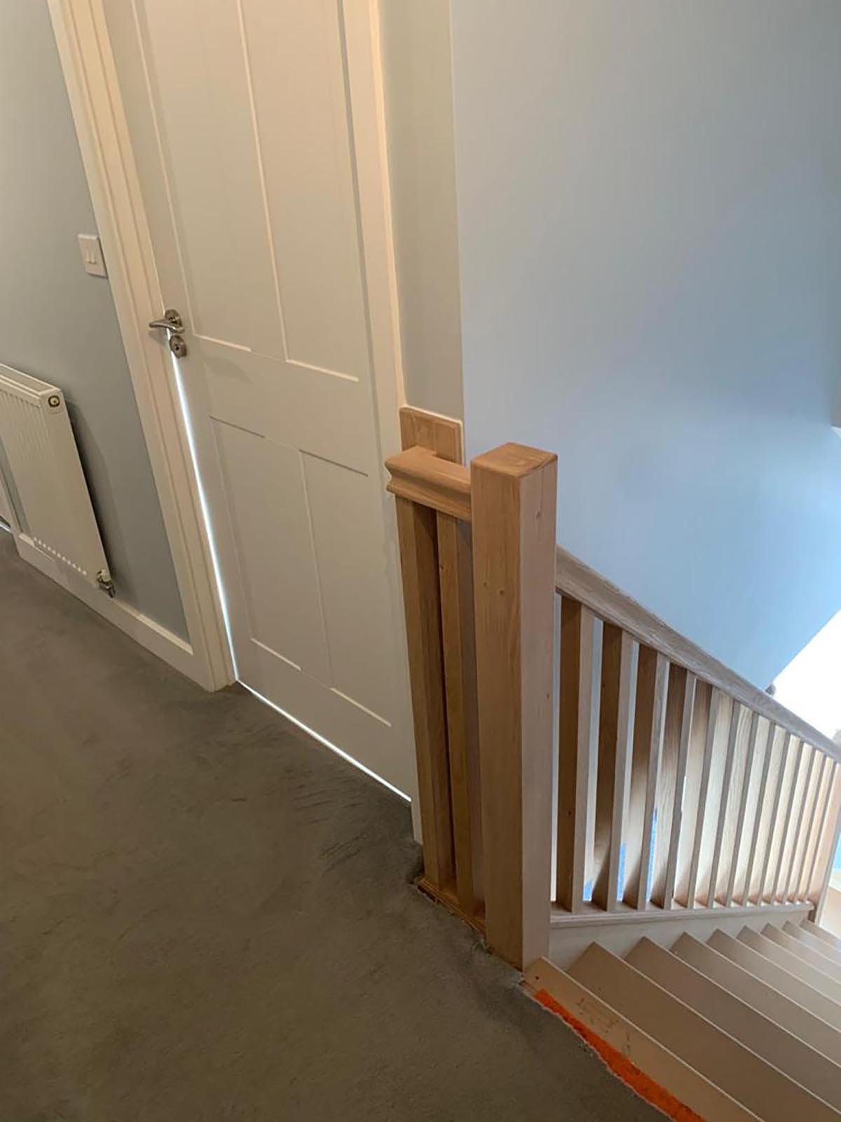 Oak staircase