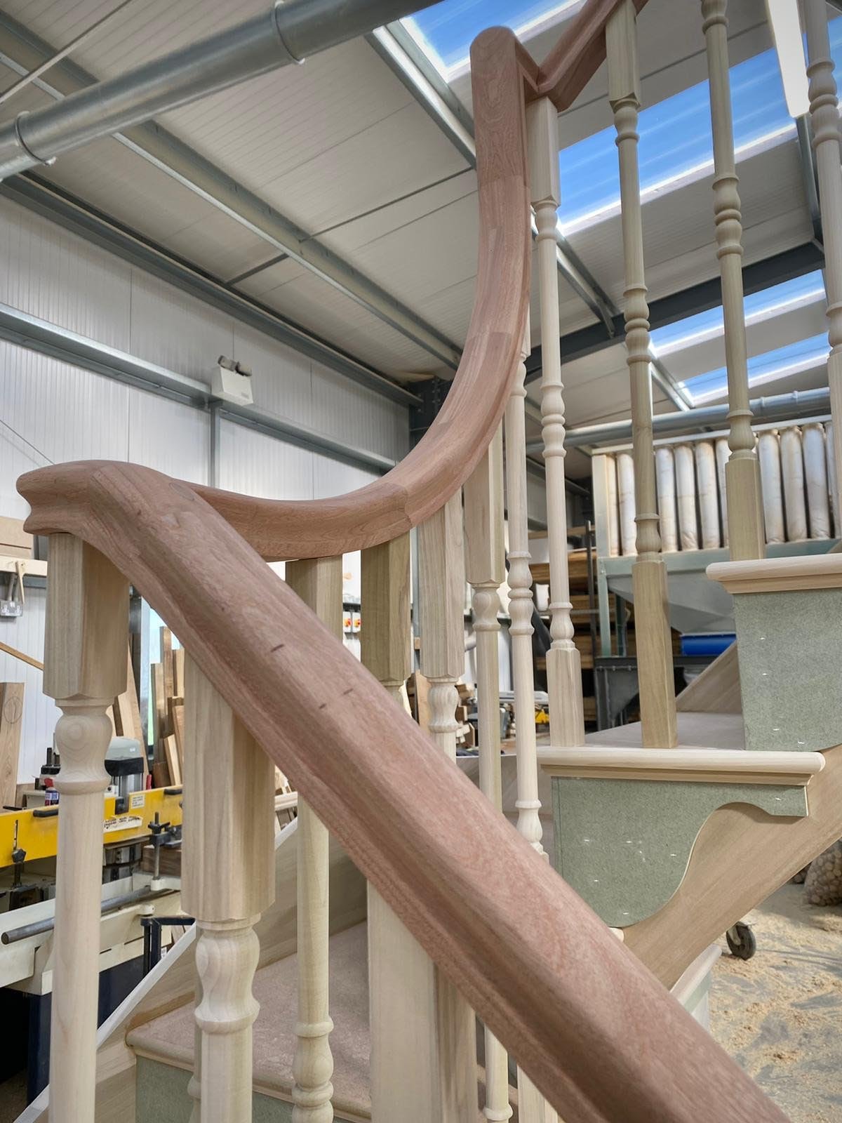 Staircase handrail