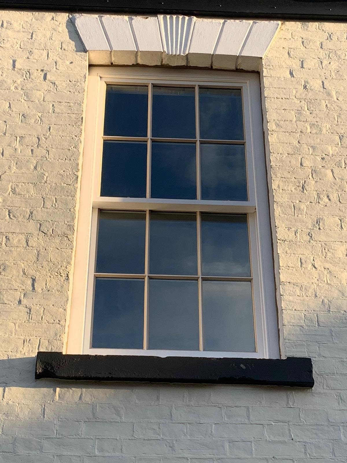 Box windows -  Putty Pointed