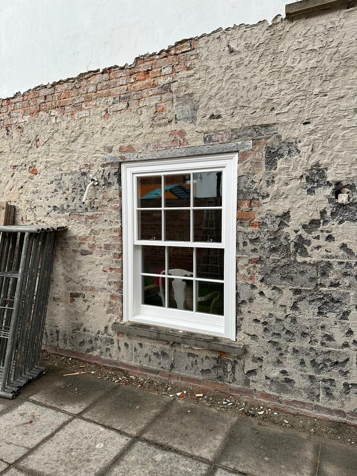White box window